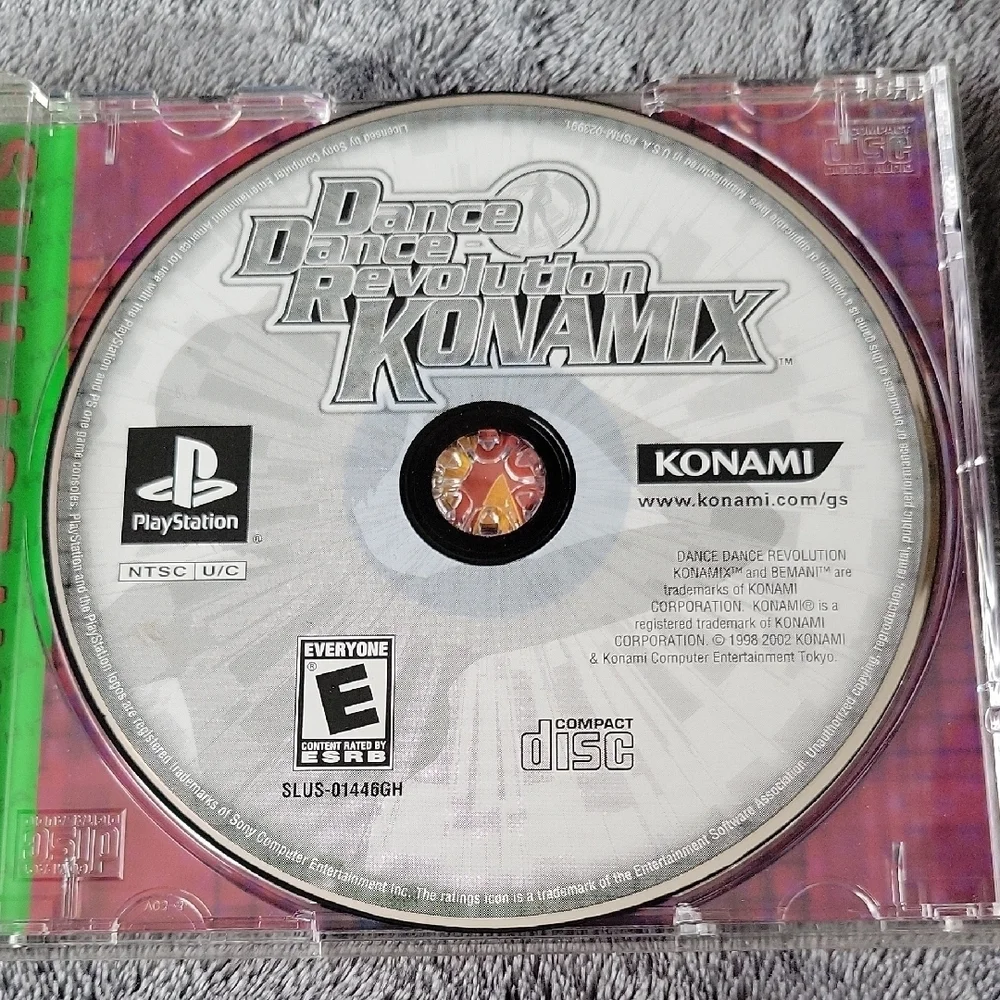 Sony PlayStation Dance Dance Revolution Konamix - Orange and Blue